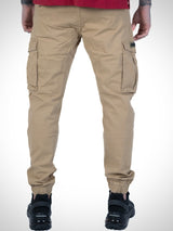 SCAPEGRACE RELAXED TAN BAIGE CARGO PANTS