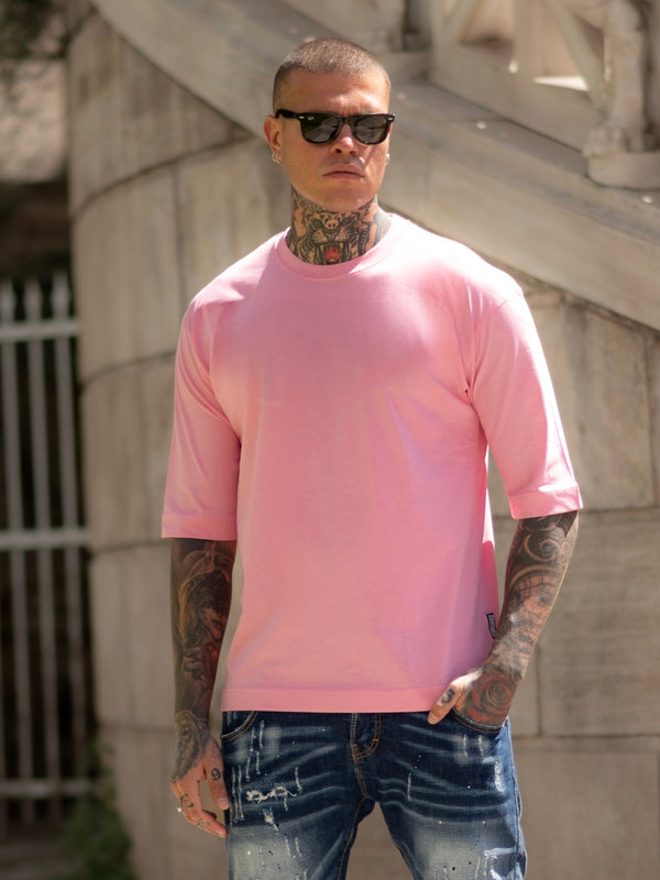 OVERSIZED ESSENTIAL PINK T-SHIRT