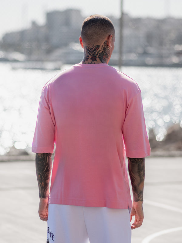 OVERSIZED ESSENTIAL PINK T-SHIRT