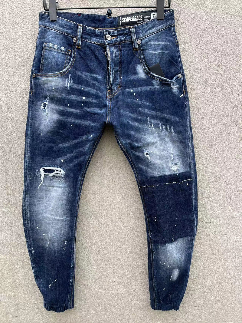 Wash Blue Jeans with details