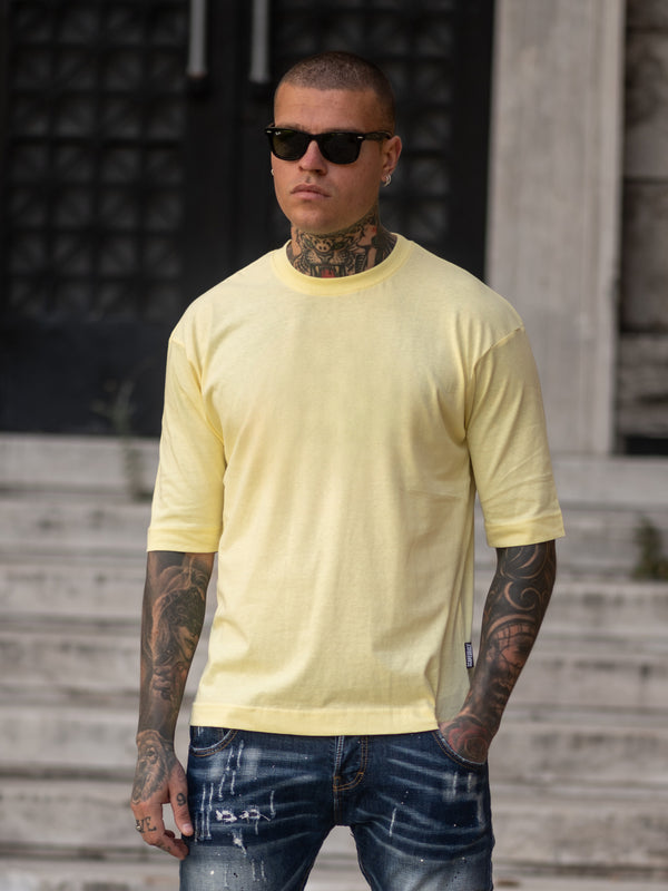 OVERSIZED ESSENTIAL YELLOW T-SHIRT
